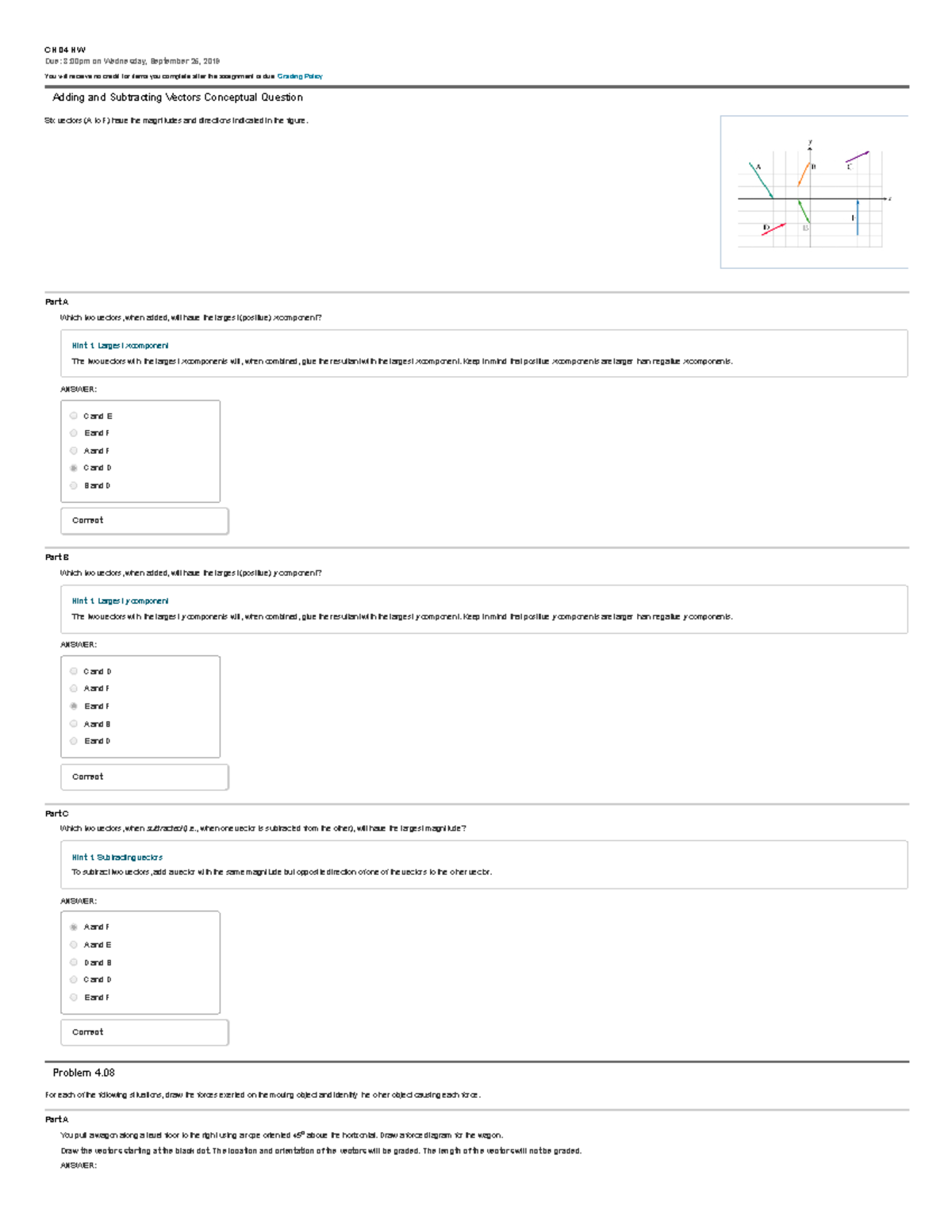 mastering physics chapter 4 homework answers