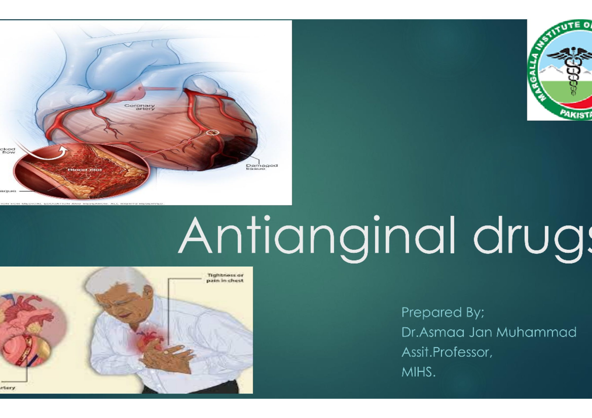 Itm anti anginal drugs - Please i need some premium content for free ...