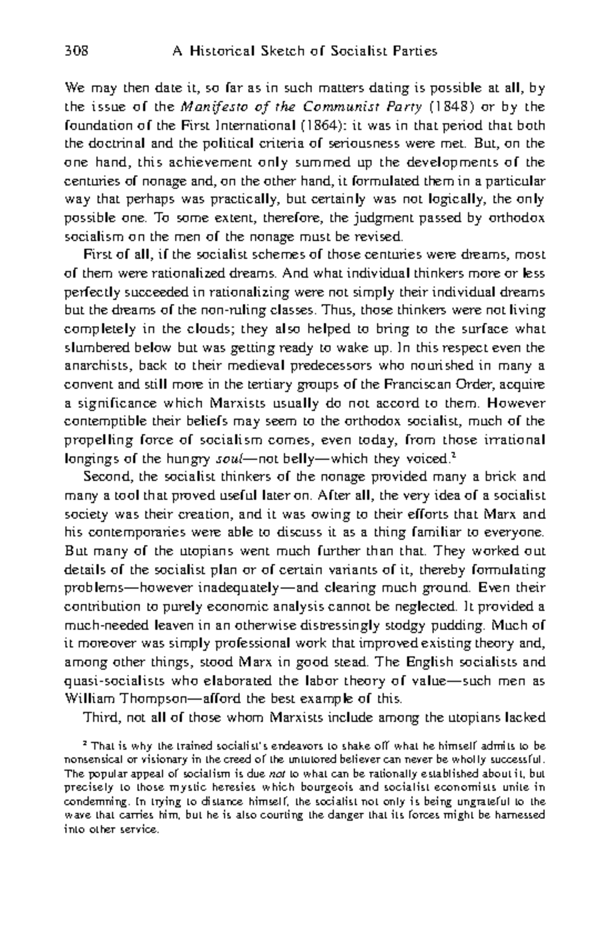 Capitalism, Socialism and Democracy-111 - 308 A Historical Sketch of ...