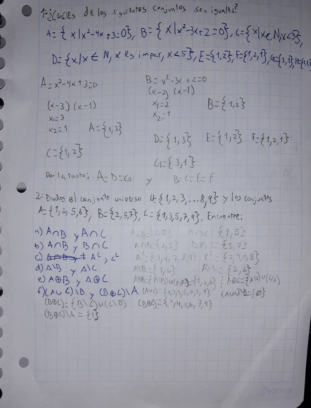 Tarea 1 M.Discretas - Matematicas Discretas - Studocu