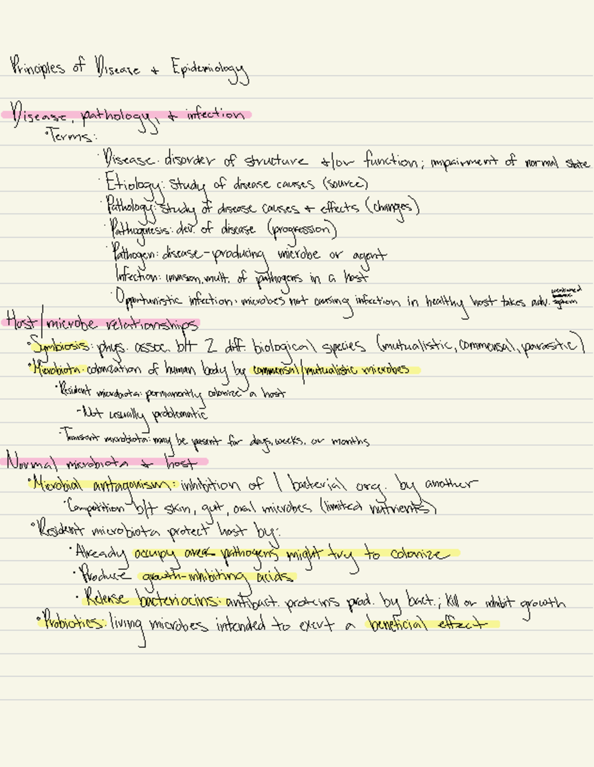 Principles of Disease and Epidemiology - Principles Disease of ...