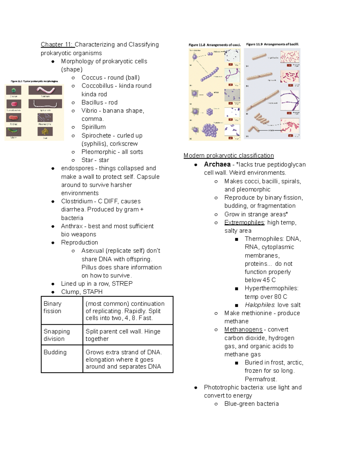 Midterm STEWART, WEEK 5 Notes - Chapter 11: Characterizing and ...