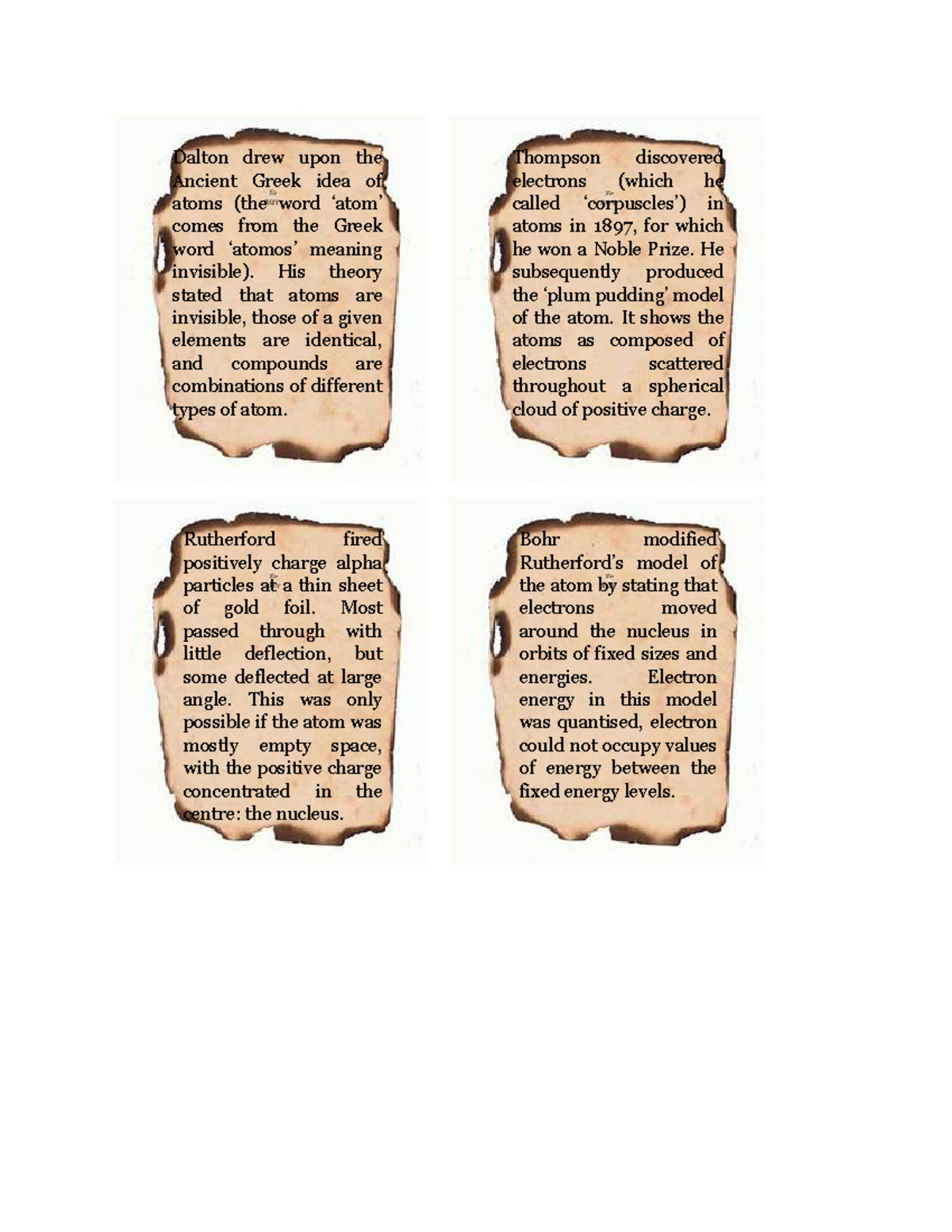Cmg - none - Thompson discovered electrons (which he called ‘corpuscles ...