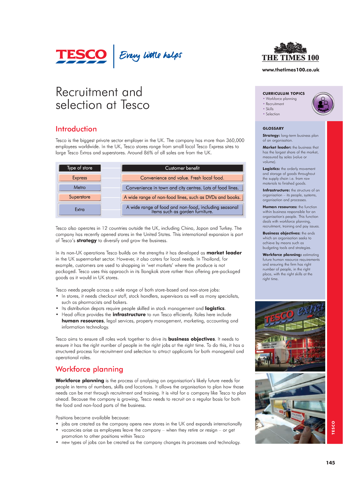 Tesco-recruitment Selection - T E S C O Recruitment And Selection At ...