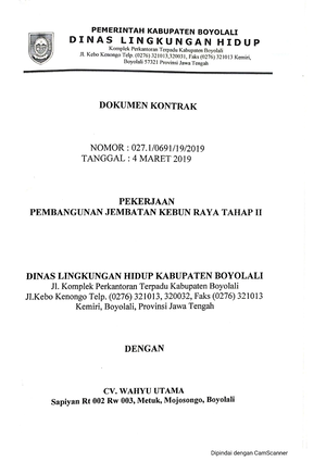 Kontrak Kerja Konstruksi - KONTRAK KERJA KONSTRUKSI A. DEFINISI KONTRAK ...