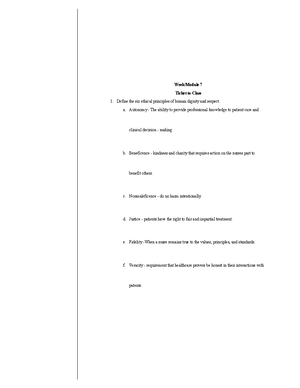 Module+1+Ticket+to+class+ - Module 1 Ticket to class Students are often ...