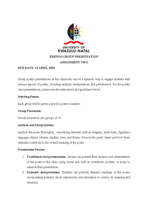 POLS101 Course Outline - UNIVERSITY OF KWAZULU NATAL SCHOOL OF SOCIAL ...
