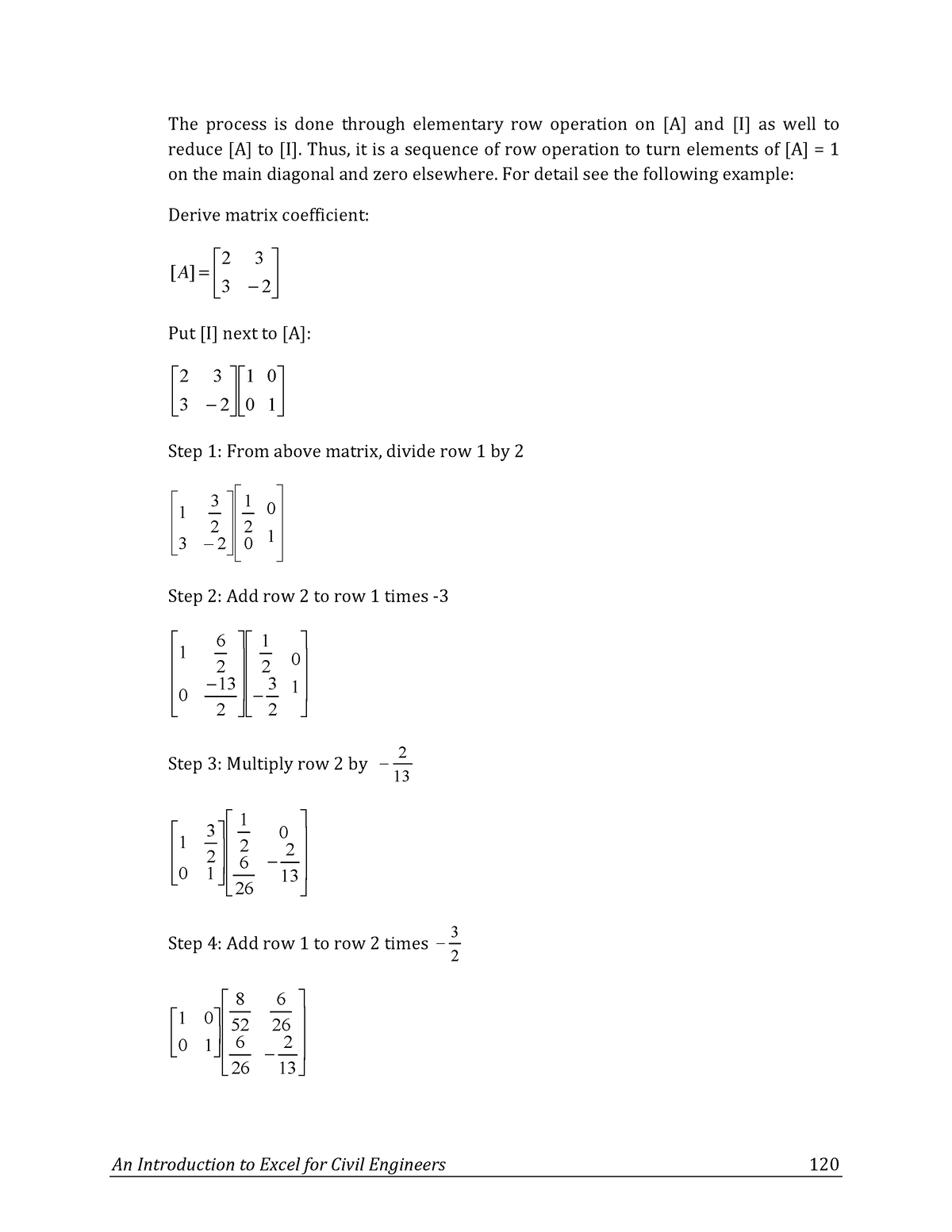 An Introduction To Excel For Civil Engineers From Engineering Theory To ...