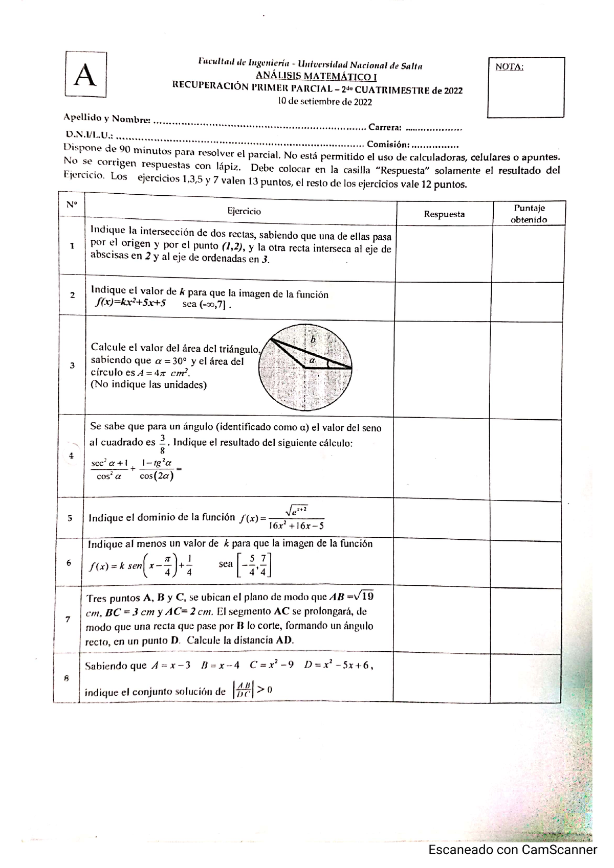 1P-AMI - Apuntes De Clase - Matematica 1 - Studocu