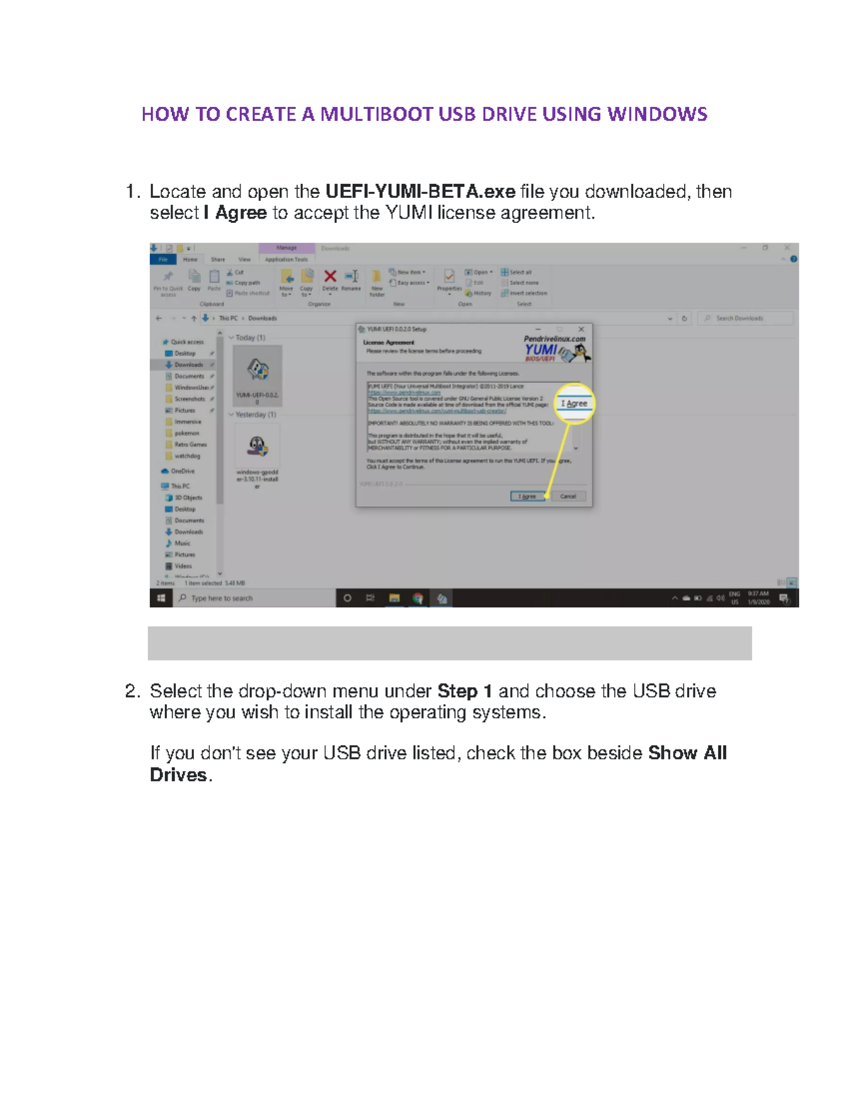 HOW TO Create A Multiboot USB Drive Using Windows YUMI - HOW TO CREATE ...