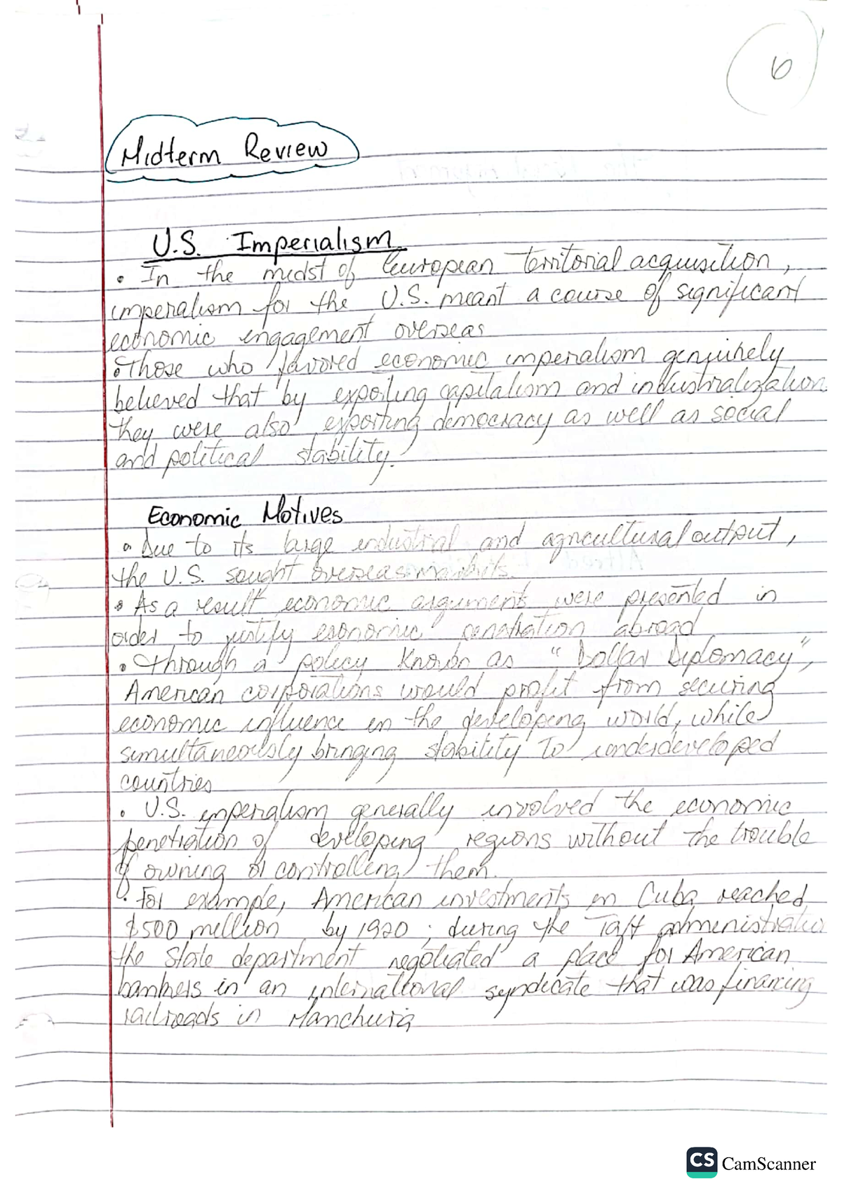 Midterm Review ( Part 1) - AMH2020 - CamScanner CamScanner - Studocu