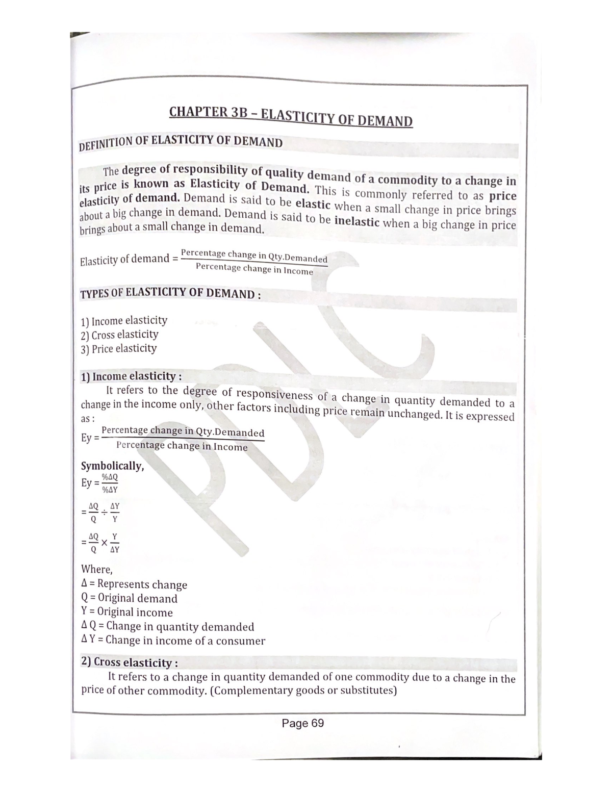 Chapter 3B - Elasticity OF Demand - Business Research - Studocu