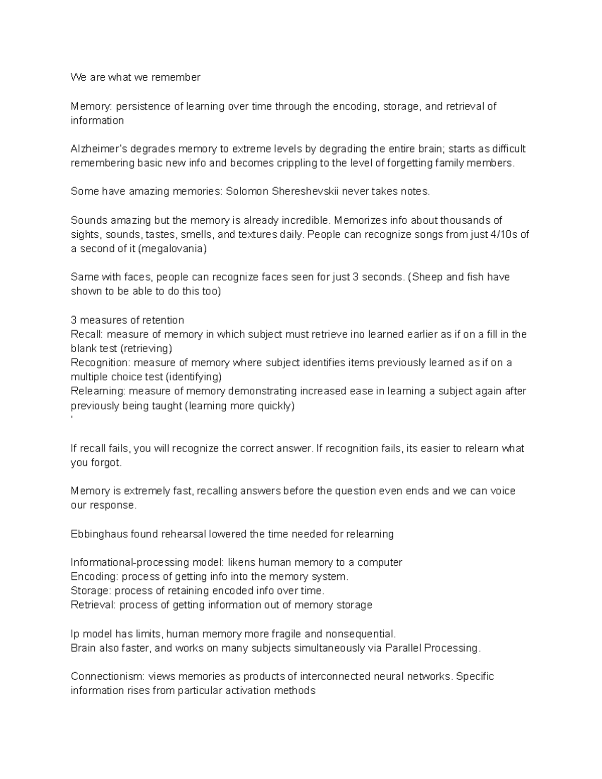 Ap psychology course notes image