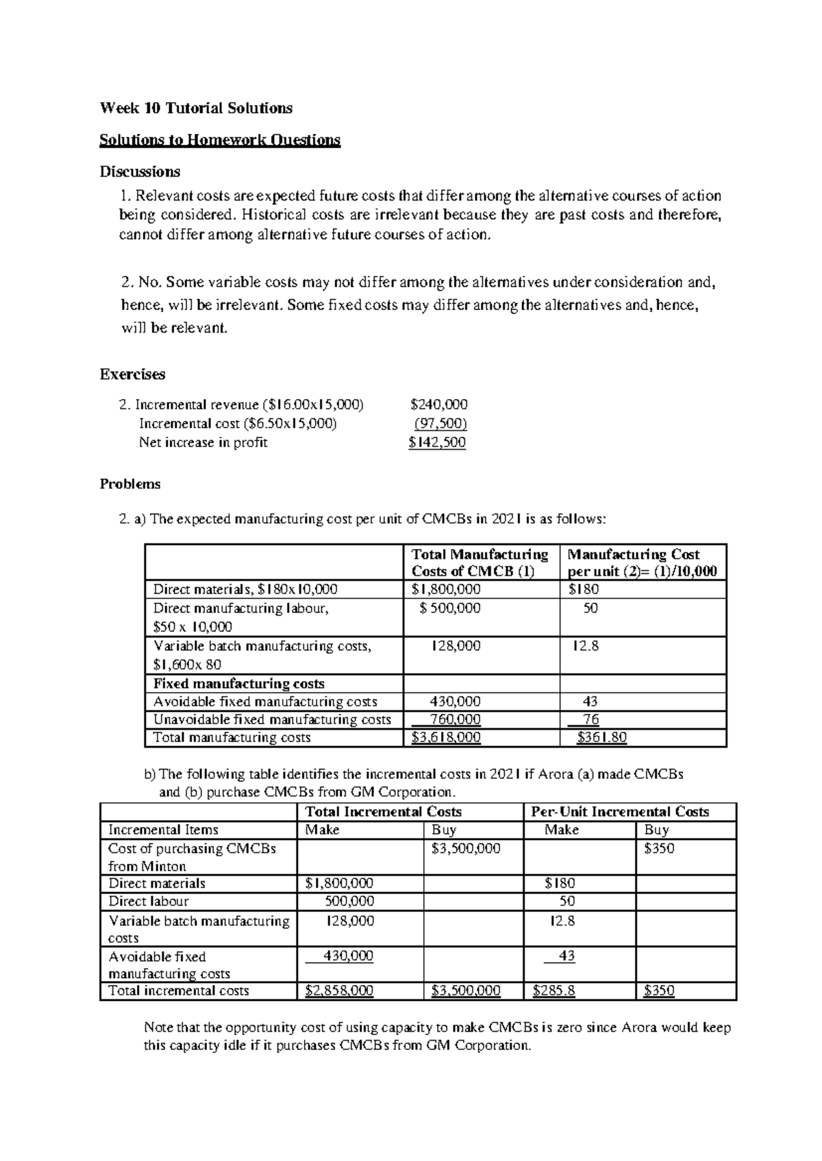 homework contract week 10