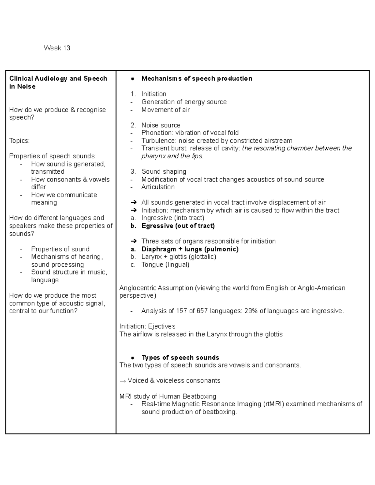 Week 13 L - Week 13 notes: Creating a sense of space - Week 13 Clinical ...