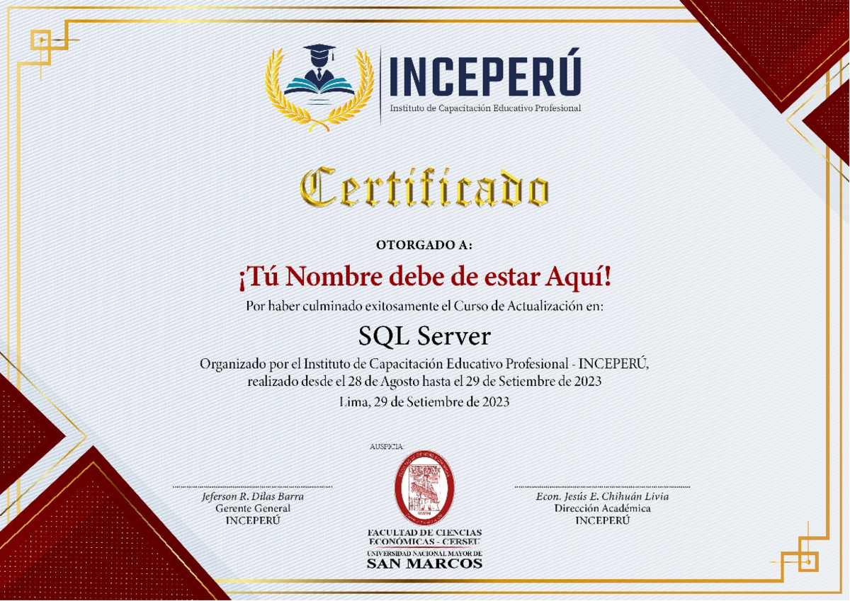 SQL Server - Contabilidad financiera - Studocu