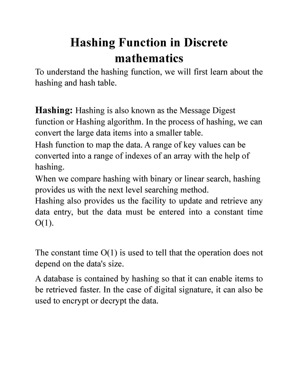 hashing-function-and-doolittle-hashing-function-in-discrete