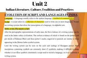 ITCS Notes - 2 KNC502/ KNC INDIAN TRADITION, CULTURE AND SOCIETY INDIAN ...