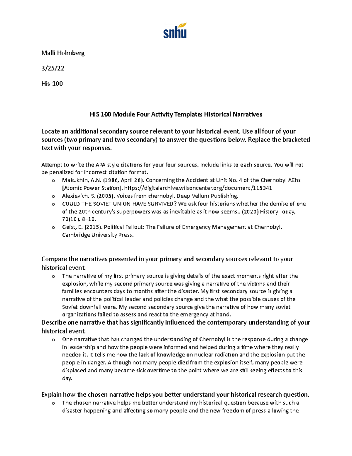 his-100-module-4-2narratives-malli-holmberg-3-25-his-his-100-module