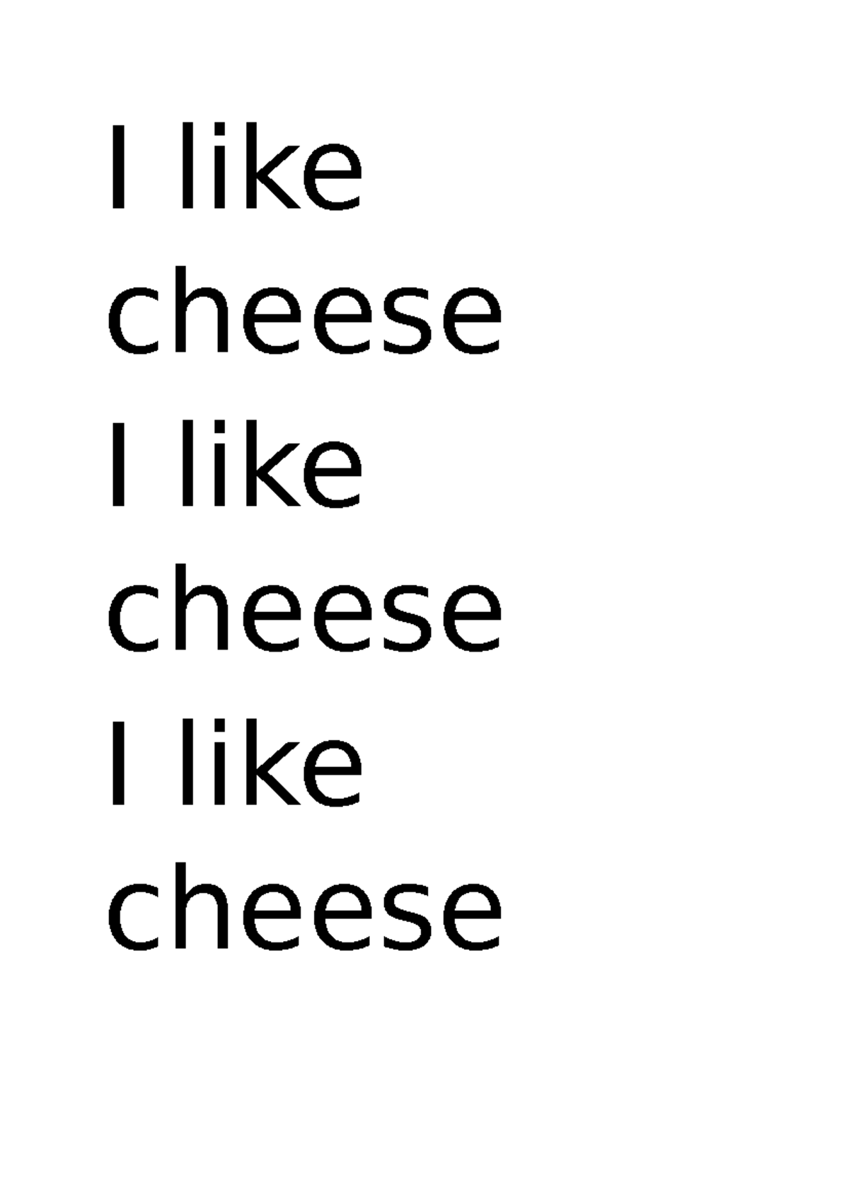 I like cheese - cnttcong ngh? thong tin - cheese I like cheese I like ...