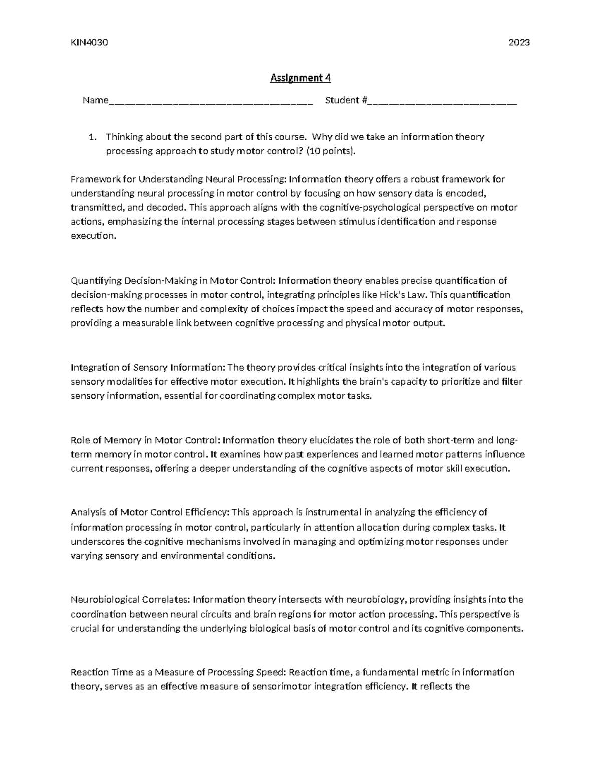 A4 - Lectures notes - Assignment 4 Name ...