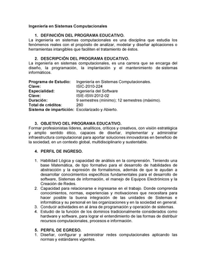 Informaciondelprogramaisc Temas Selectos De Derecho Studocu