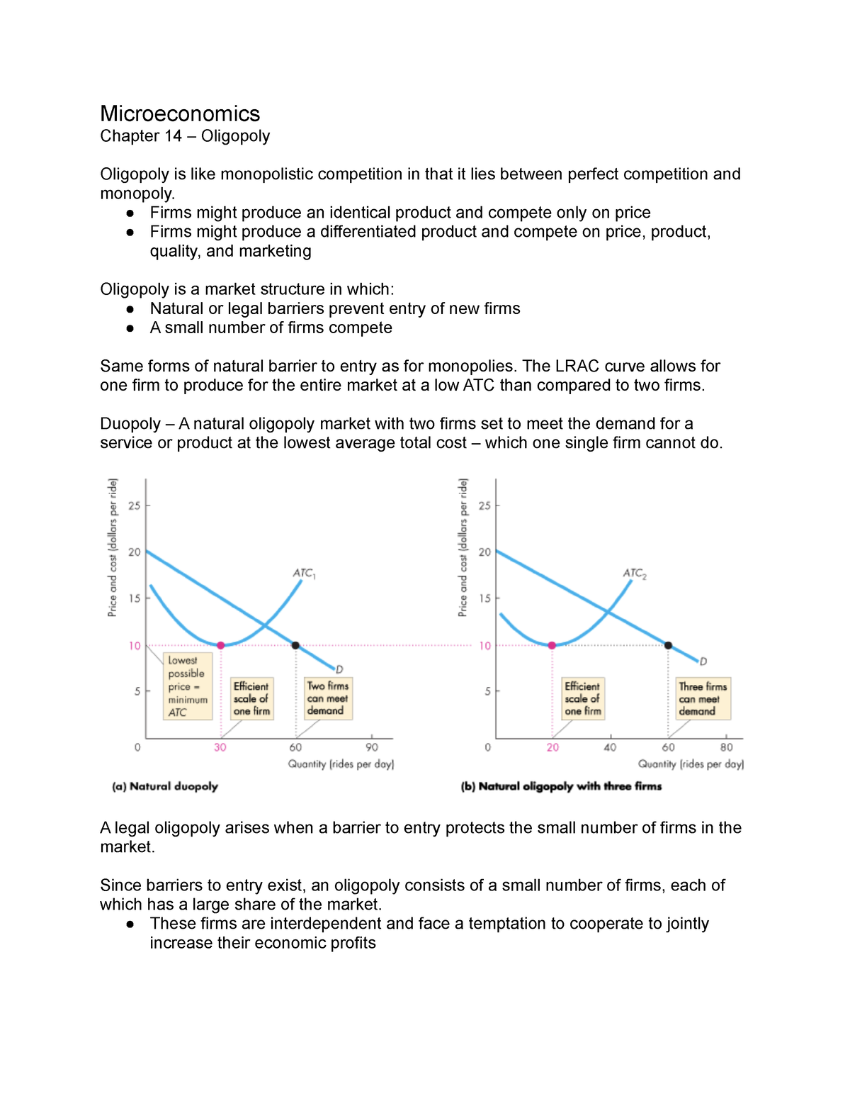 chapter 14 microeconomics homework