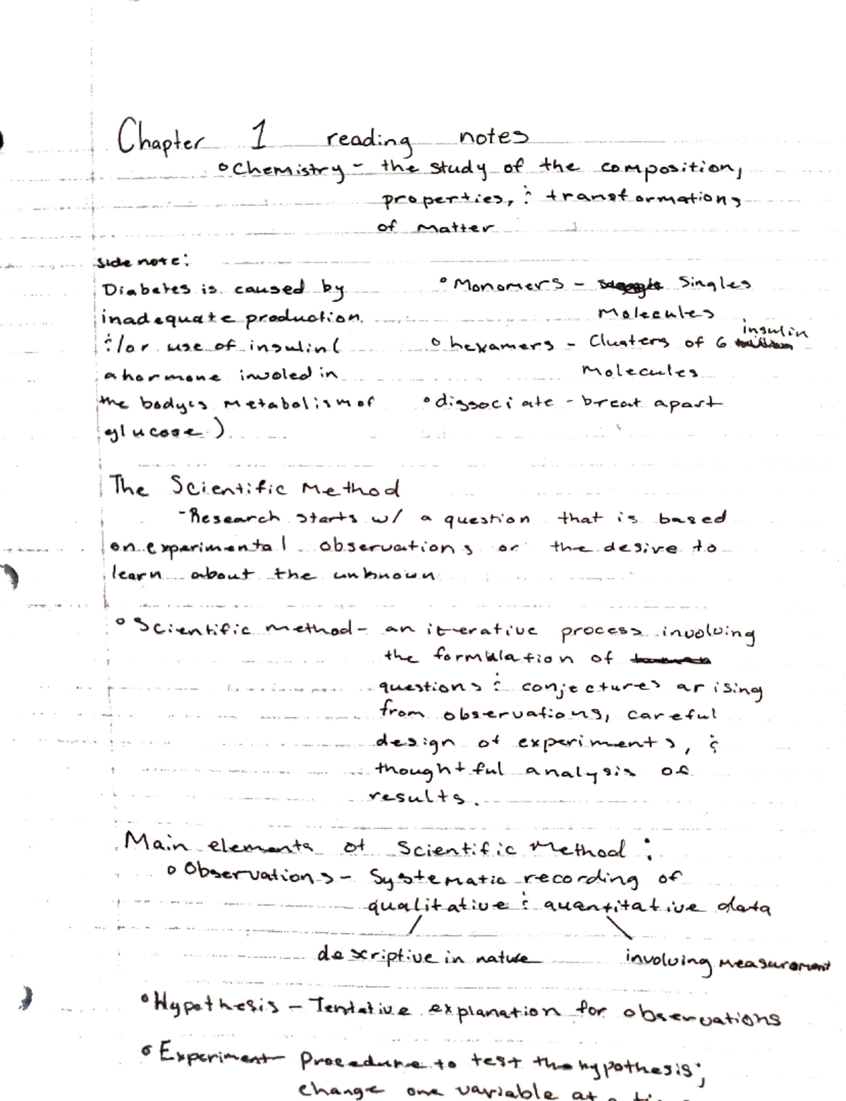 Chapter 1 fundamentals of general chemistry (in depth) - CHEM 1411 ...