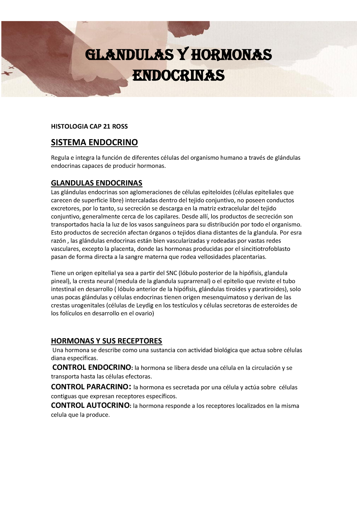 Glandulas Y Hormonas Endocrinas - GLANDULAS Y HORMONAS ENDOCRINAS ...