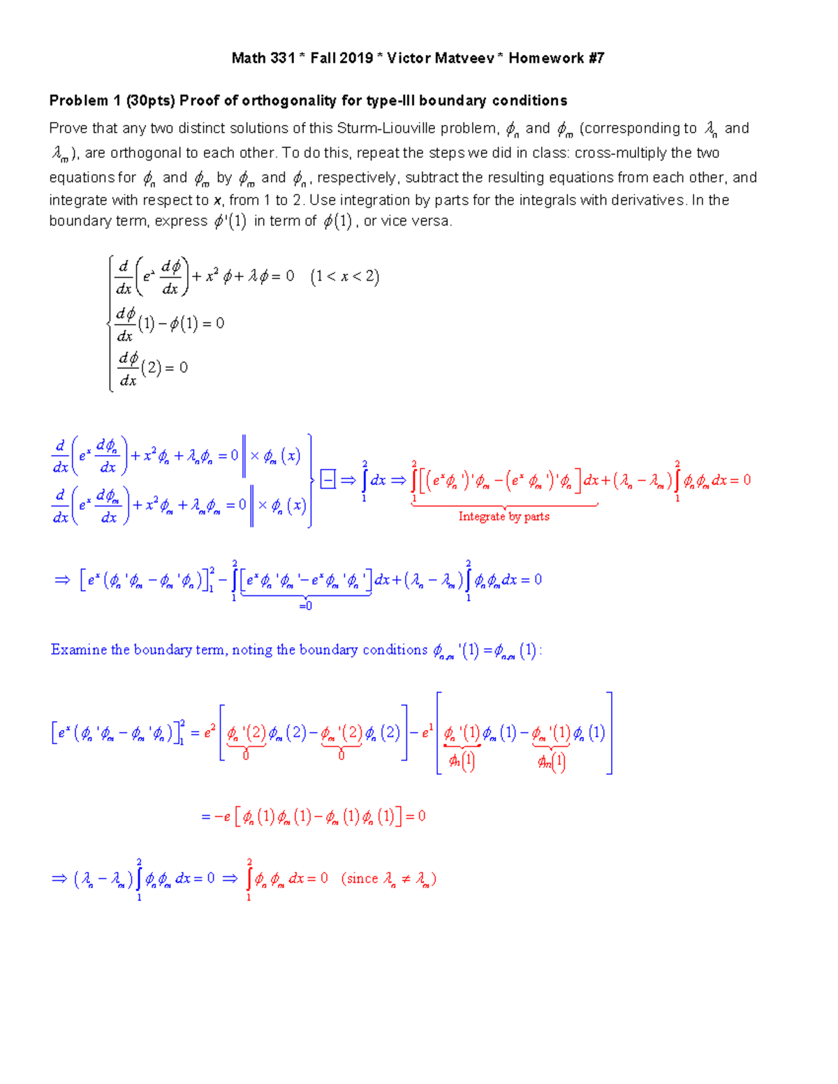 M331 F19 hw7-solution - Homework 7 solutions - Math 331 * Fall 2019 ...