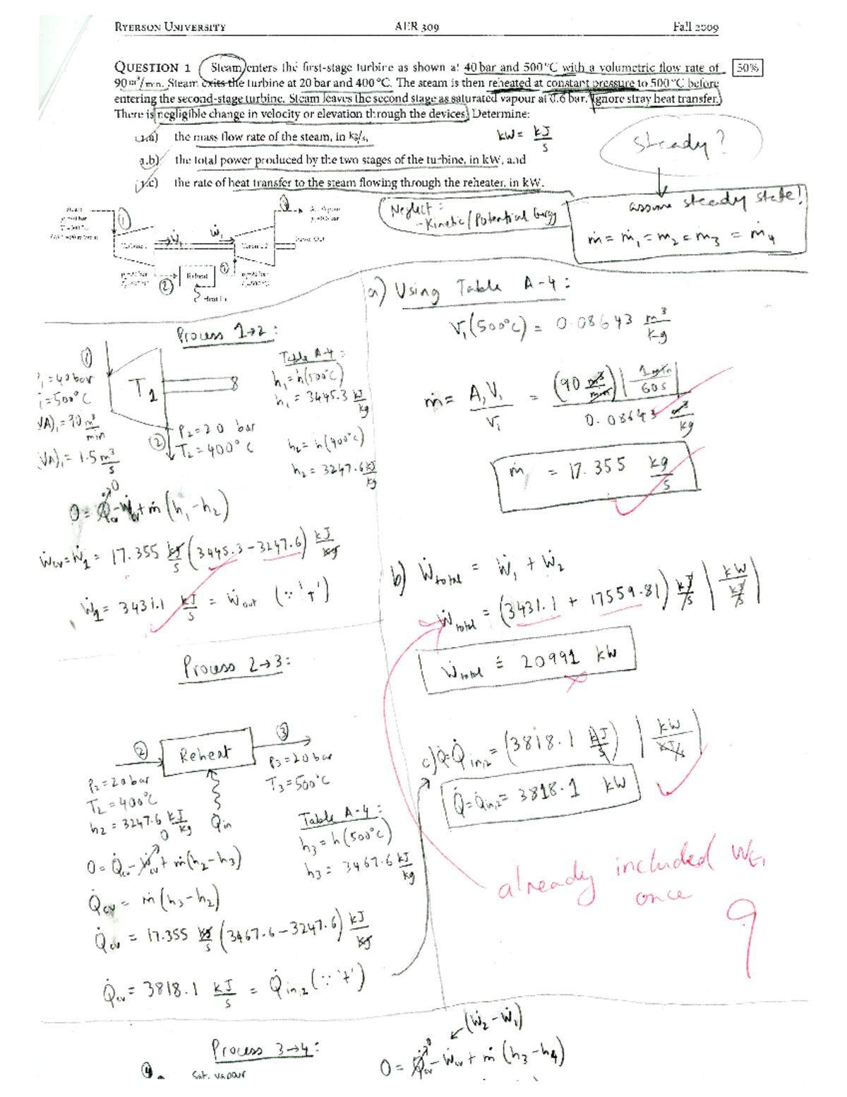 Exam 2009, questions and answers - Midterm 2 - RYERSON UNIVERSITY AER ...