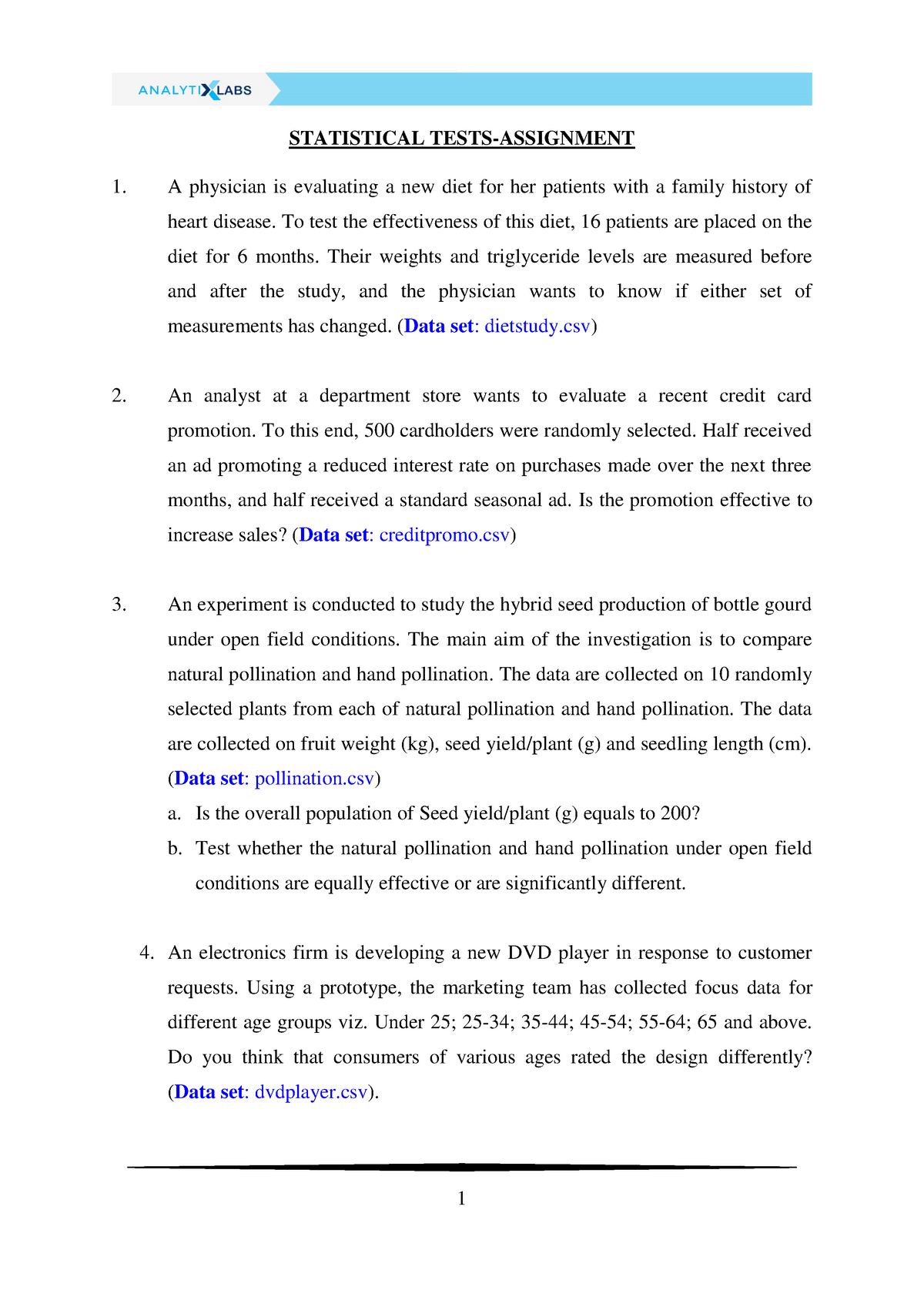 statistical-methods-assignment-1-statistical-tests-assignment-a