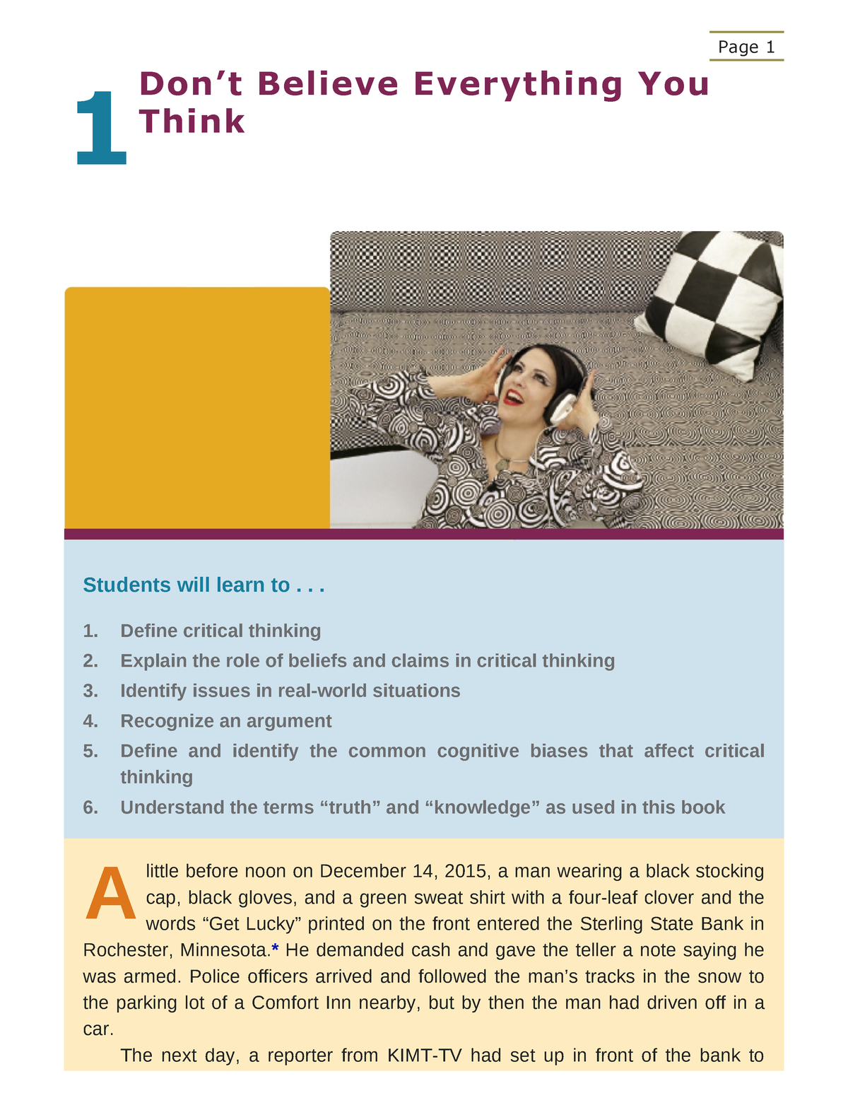 critical thinking 12th edition answer key