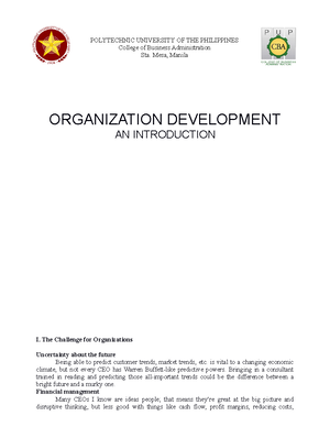 phd in organizational development philippines