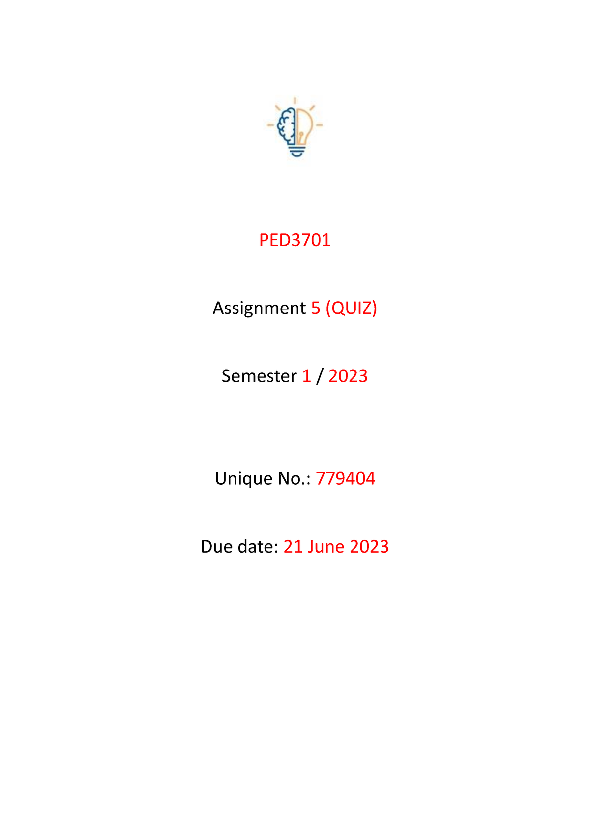 ped3701 assignment 6 answers