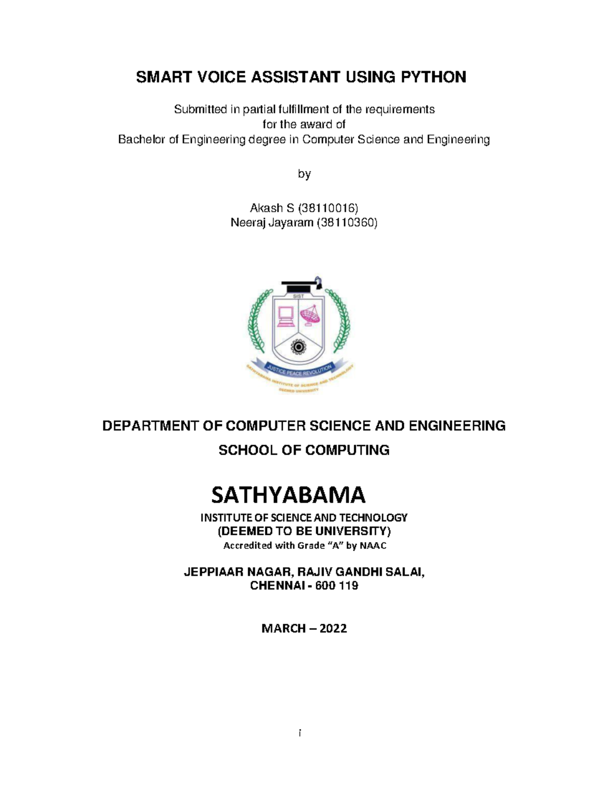 Iot virtual doctor robot - i SMART VOICE ASSISTANT USING PYTHON ...