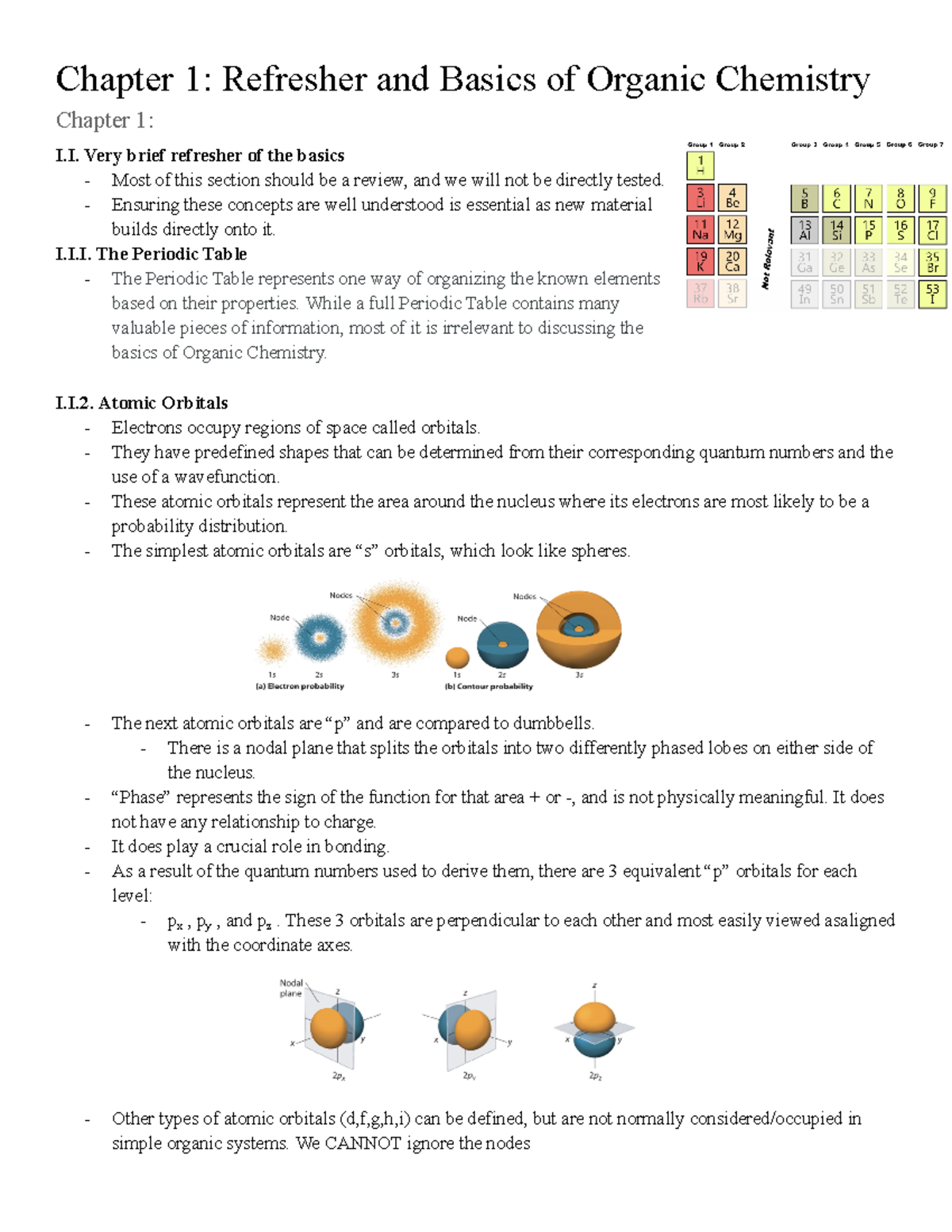 Chapter 1 Textbook - Prof. Langdon - Chapter 1: Refresher And Basics Of ...