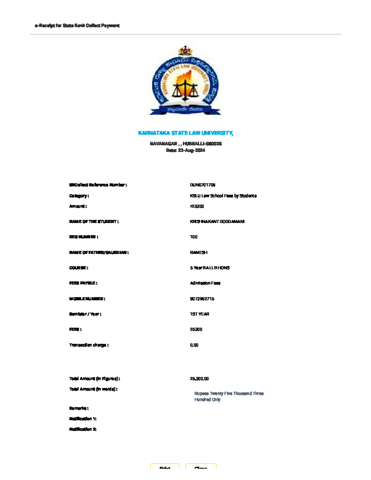 sb-collect-i-m-1st-year-student-e-receipt-for-state-bank-collect