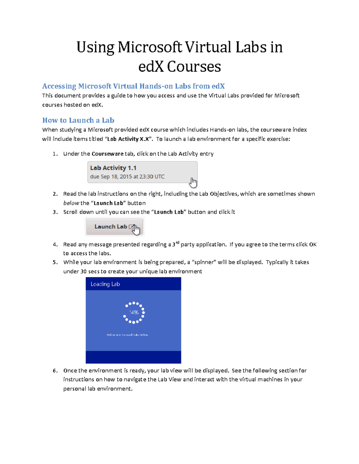 Student Lab User Guide virtualizar entornos Using Microsoft Virtual