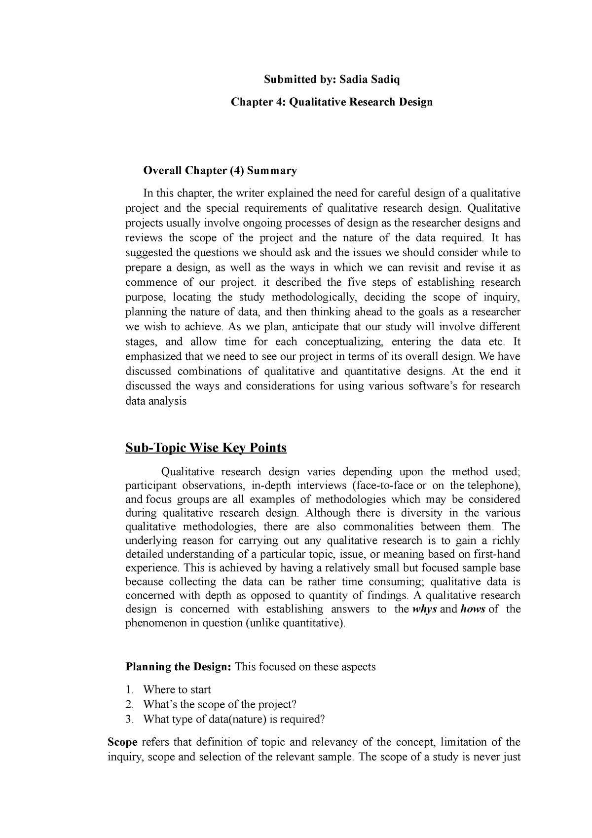 research design example chapter 2
