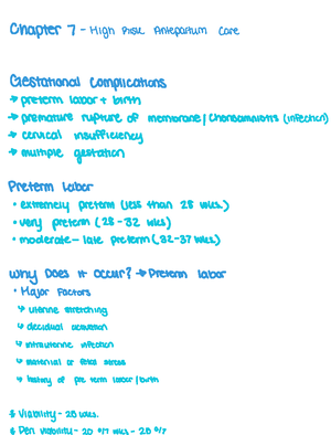 Ch.10 Notes - Chapter 10 High Risk Labor Birth Dixainhosies ...