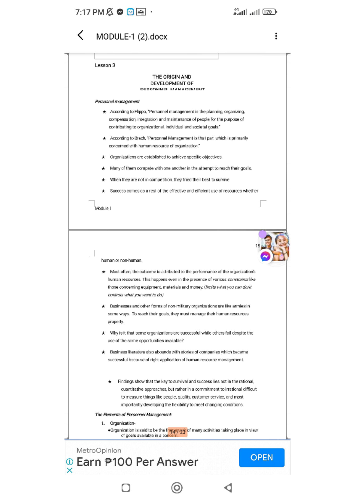 Module 1 part 3-4 - BSEd Basic English - Studocu