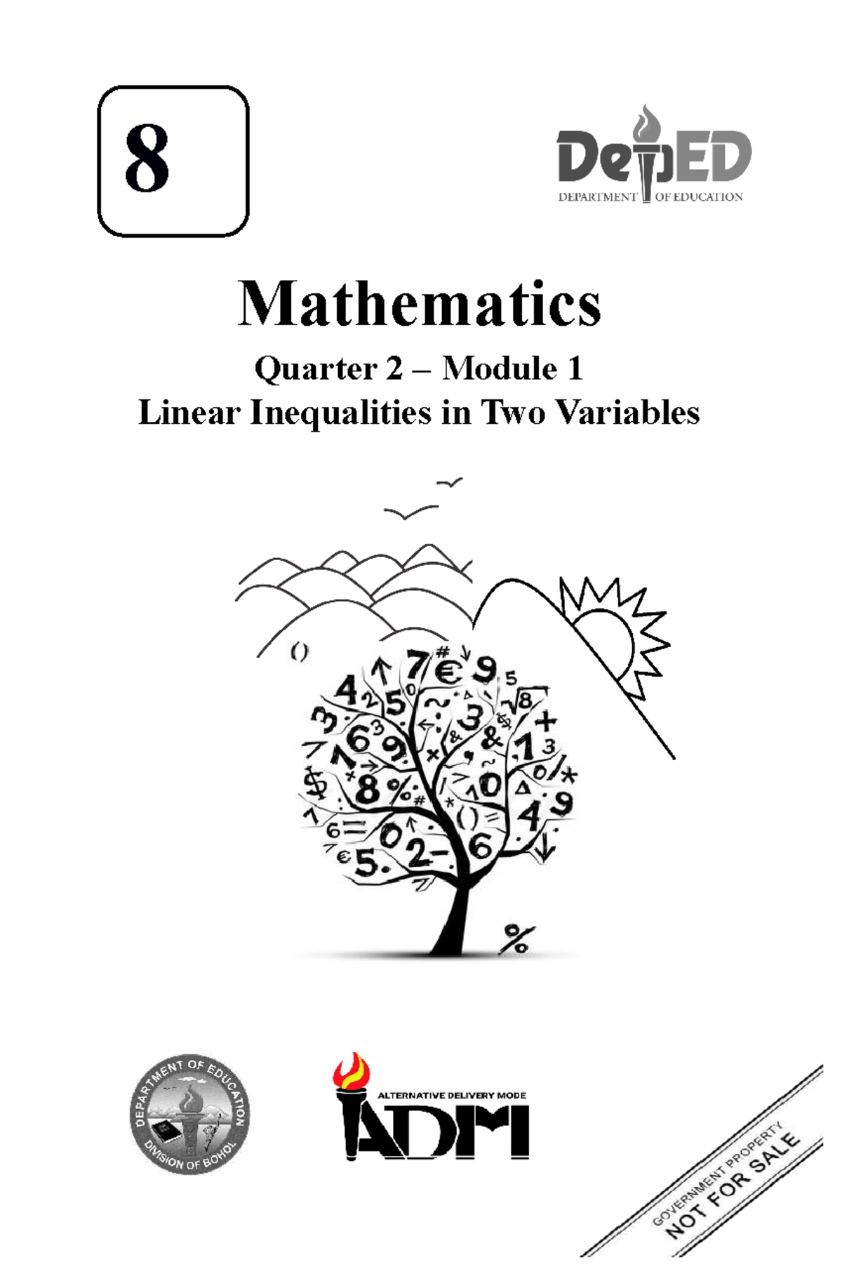 Math 8 Q2 SLM WK1 - NOTES - 8 Mathematics Quarter 2 – Module 1 Linear ...