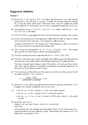 Problem Set 3 Solution - Theoretical Question. Exercise 6 In Stock And ...