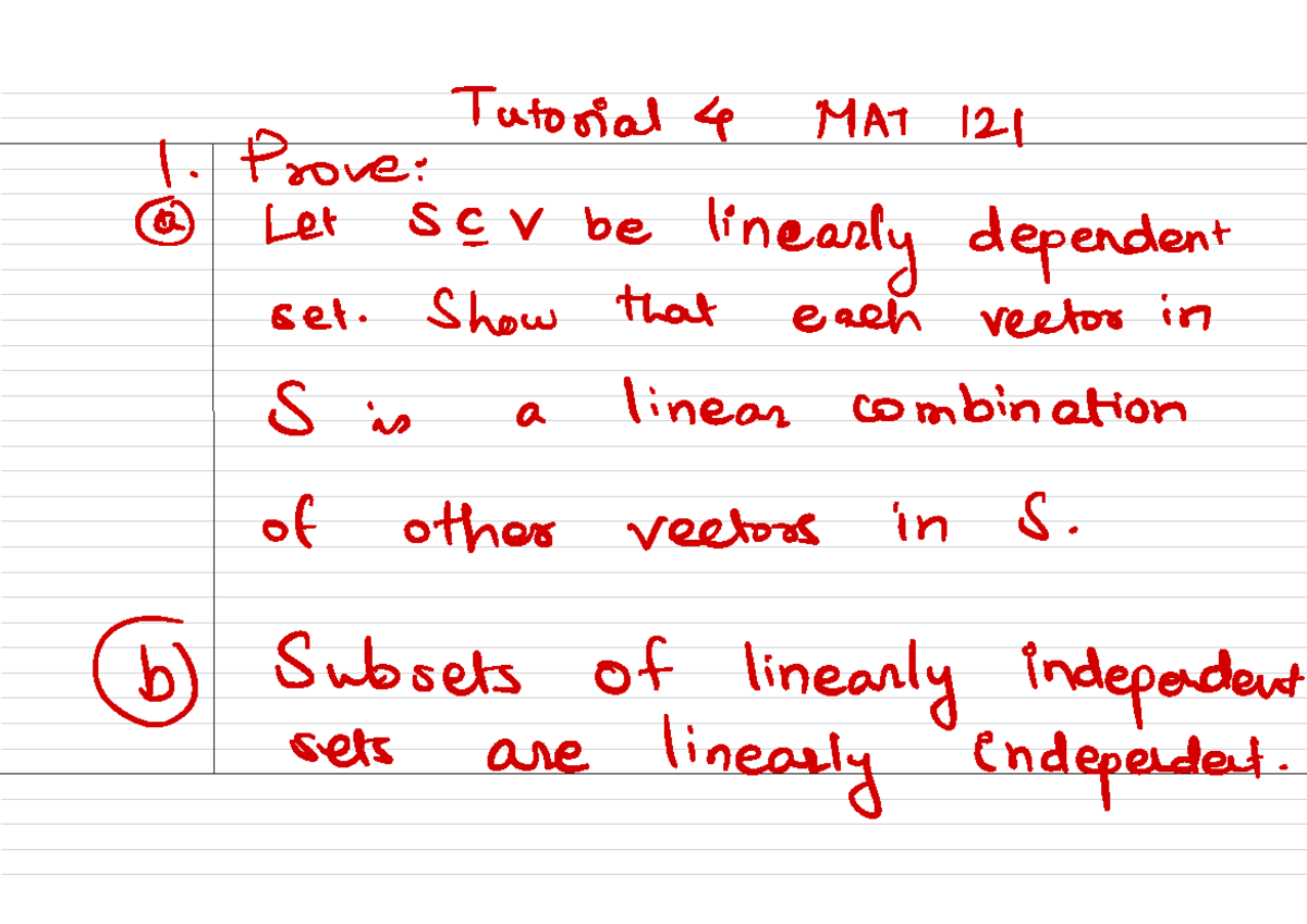 Tutorial 4 Mat 121 Maximum Practice Problems Covering Every Topics
