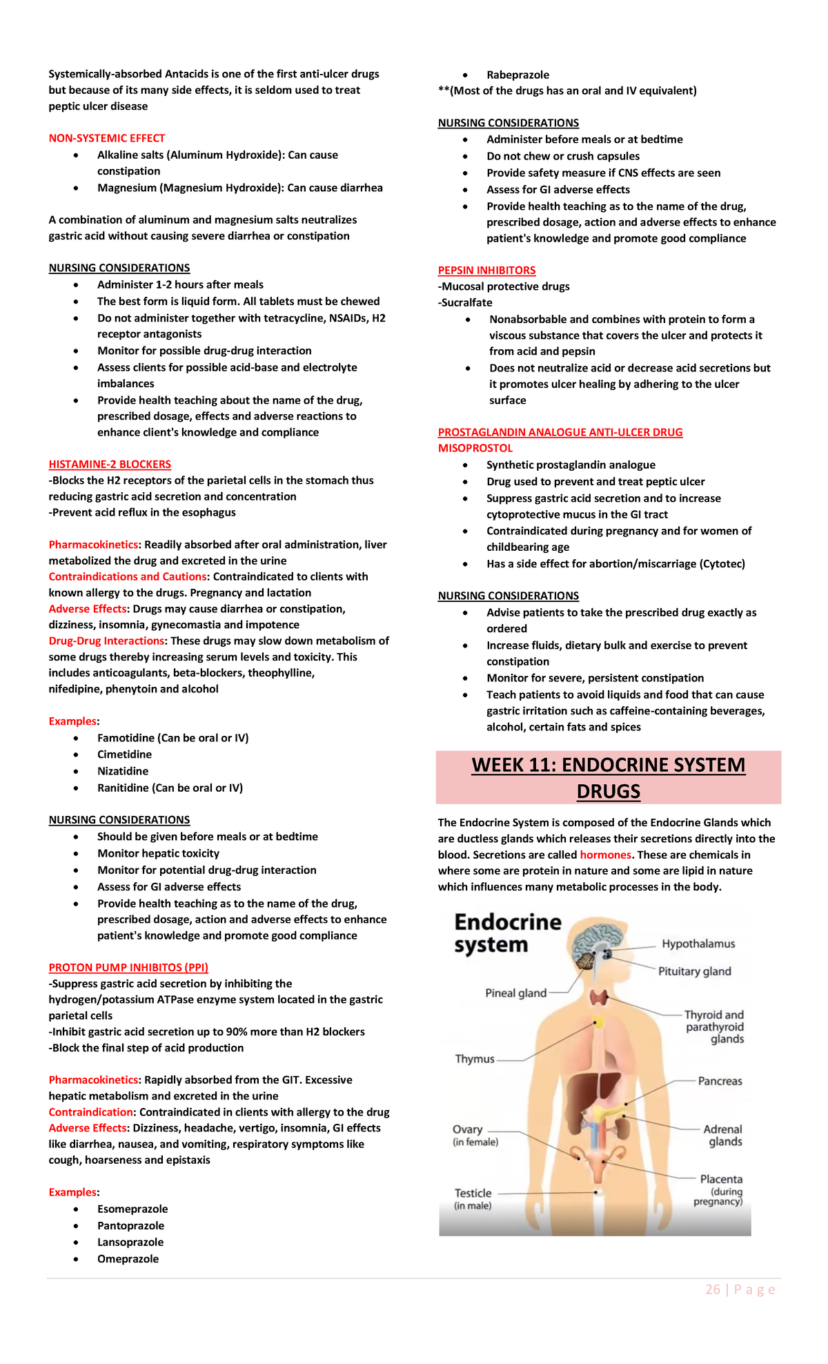 NON- Systemic Effect - 26 | P a g e Systemically-absorbed Antacids is ...