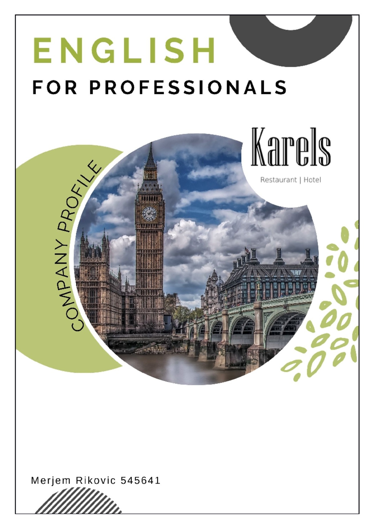 Company Profile - Title professional product: English for professionals ...