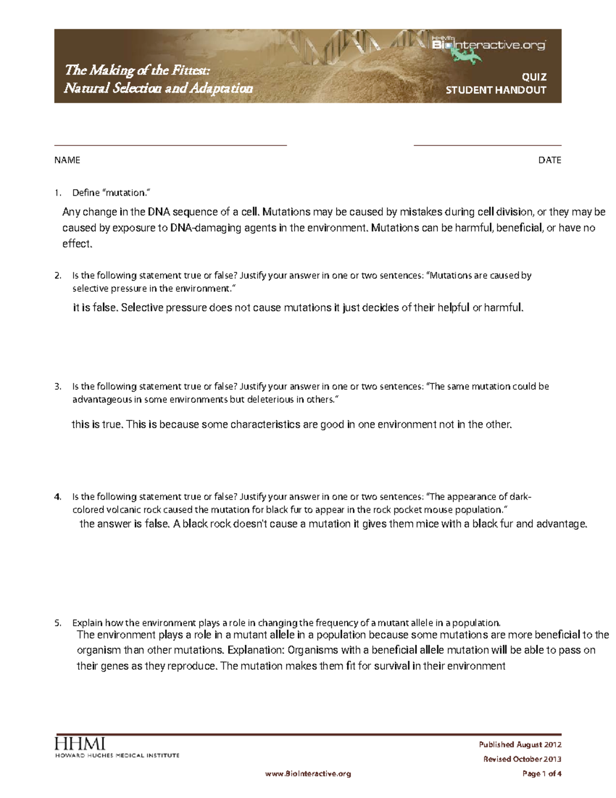 Benjamin+ Sirkovich+-+IDGquiz Natural Selection - Published August 2012 ...