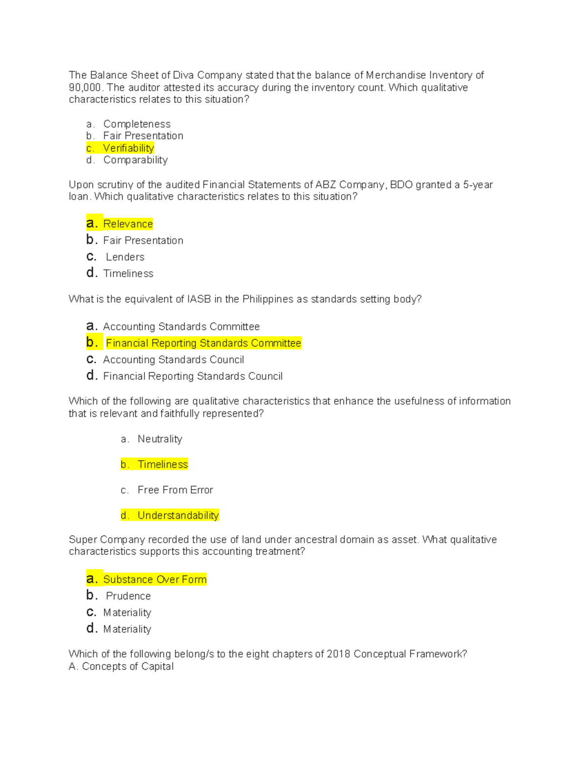 Reviewer - The Balance Sheet of Diva Company stated that the balance of ...