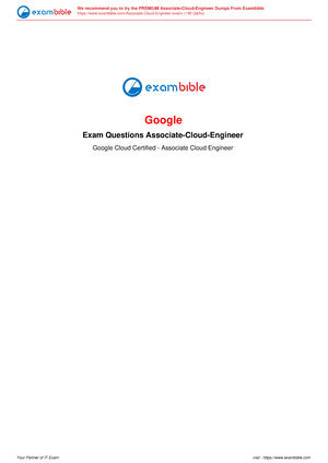 Associate-Cloud-Engineer Sample Exam